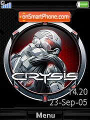 Crysis Shake It theme screenshot