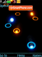 Jumping Neon Balls theme screenshot