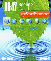 Capture d'écran Abstract Leaf thème