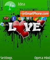 Love es el tema de pantalla