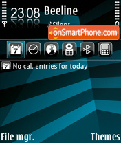 Shine 01 tema screenshot
