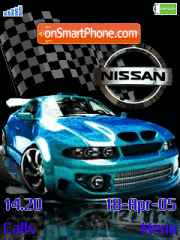 Nissan turbo theme screenshot