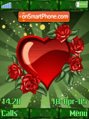 Скриншот темы Heart Animated v2