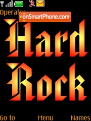 Hard rock tema screenshot