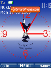 Скриншот темы Tottenham Clock