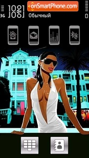City Girl tema screenshot