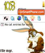 Bugs Bunny 10 theme screenshot