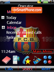 FC Barcelona tema screenshot