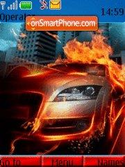 Fire Car 02 tema screenshot