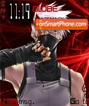 Bloody Kakashi theme screenshot