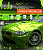 Bmw Green tema screenshot