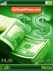 Dollars Animated tema screenshot