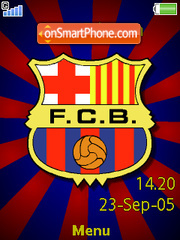 Capture d'écran Barcelona Flash thème