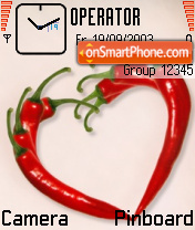 Chilies Heart Theme-Screenshot