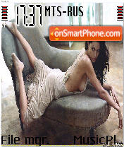 Angelina Jolie 05 theme screenshot