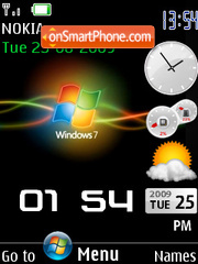 Capture d'écran Windows 7 Black thème