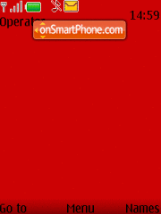 Capture d'écran White flower on red thème