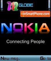 Nokia Colours Black tema screenshot