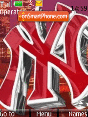 Capture d'écran Animated Yankee thème