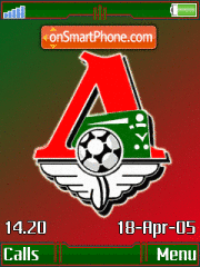 FC Lokomotiv Animated+Mmedia K850 theme screenshot