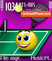 Tennis theme screenshot