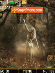 Forest fairy tema screenshot