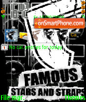 Famous Stars and Straps es el tema de pantalla