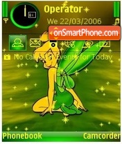 Tinkerbell In Green theme screenshot