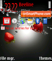 Strawberry 03 tema screenshot