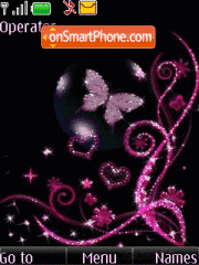 Butterfly animated theme screenshot