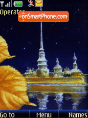 Autumn in St.Petersburg anim theme screenshot
