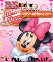 Minnie Mouse 02 tema screenshot