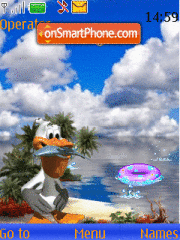 Capture d'écran Pelican animated thème