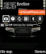 Capture d'écran Audi Sport thème
