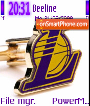 Lakers Logo 01 es el tema de pantalla