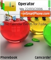 Apple theme screenshot