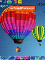 Ballons theme screenshot