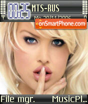 Скриншот темы Pamela Anderson 02