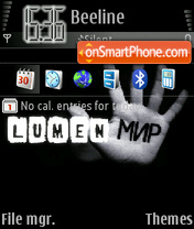 Скриншот темы Lumen
