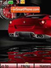 Скриншот темы Animated Ferrari 04