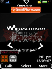 Bullet for My Valentine theme screenshot