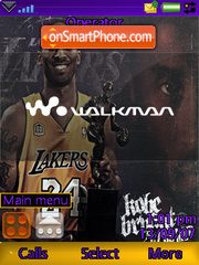 Capture d'écran LA Lakers thème
