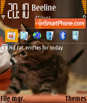 Скриншот темы Kitten def