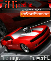 Скриншот темы Camaro Ss 01