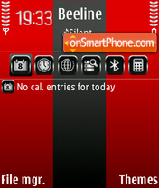 Red n Black 5th tema screenshot
