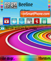 Colored Lanes theme screenshot