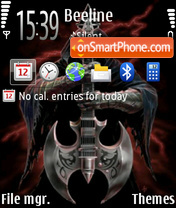 Metal God Fp1 theme screenshot