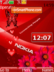 Скриншот темы Nokia Red