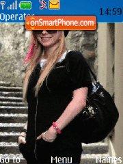 Avril Lavigne theme screenshot