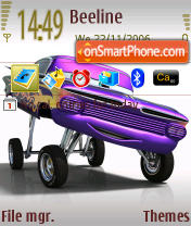 Ramone Cars theme screenshot